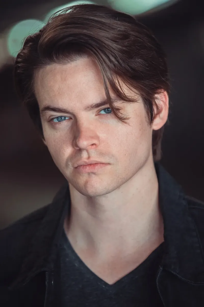 Andrew Russell dark dramatic on-camera portrait in natural light